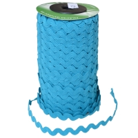 Ric Rac ribbon 8//9mm (25 m), Watergreen 20